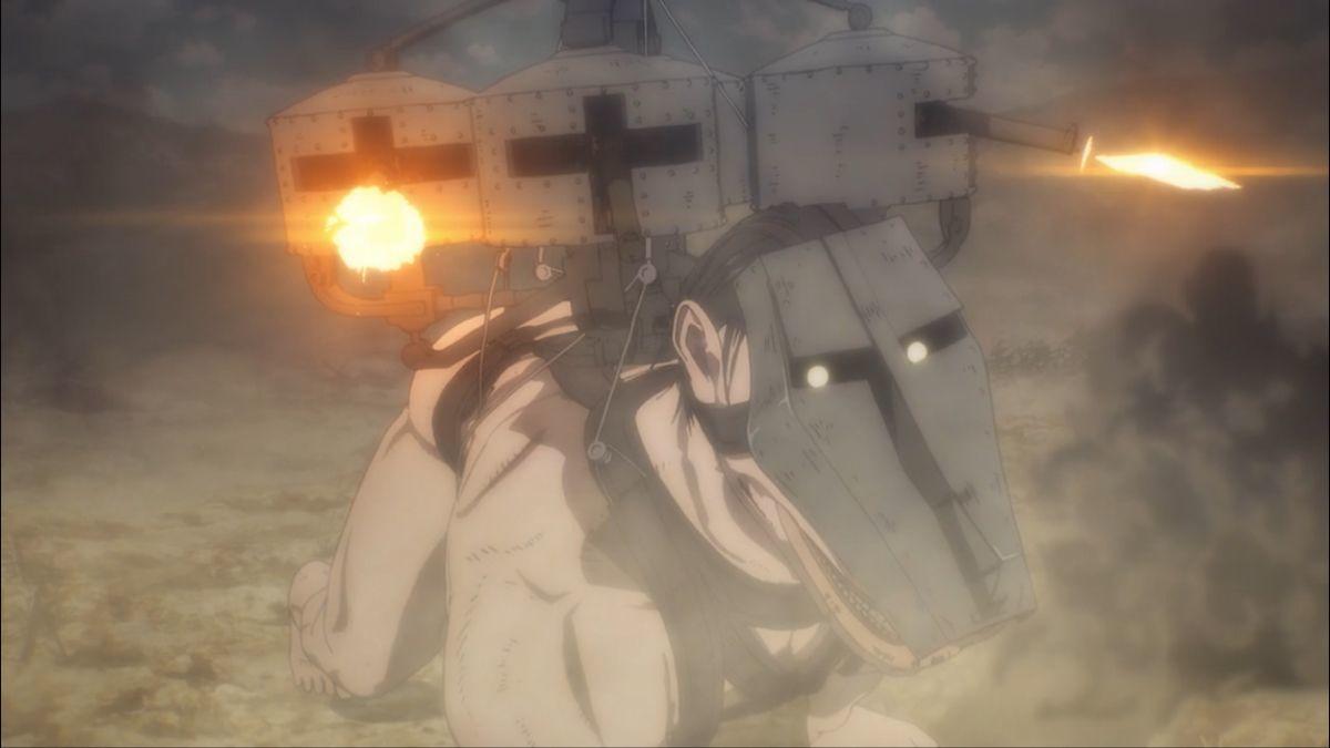 Attack on Titan Cosplay crea un carrito de tamaño real Titan