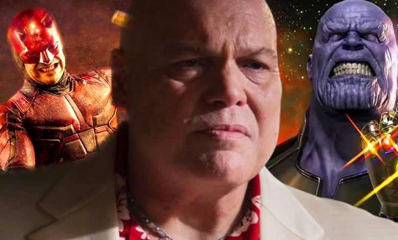 kingpin daredevil and thanos in the mcu