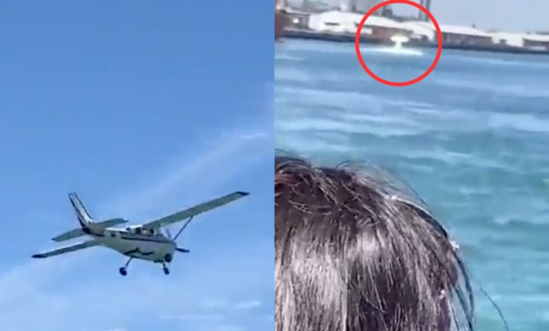 Avioneta cae al mar en Mazatlán y muere bebé | Video