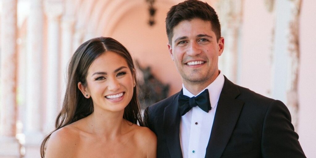 Former Bachelor contestant Caila Quinn and Nick Burrello