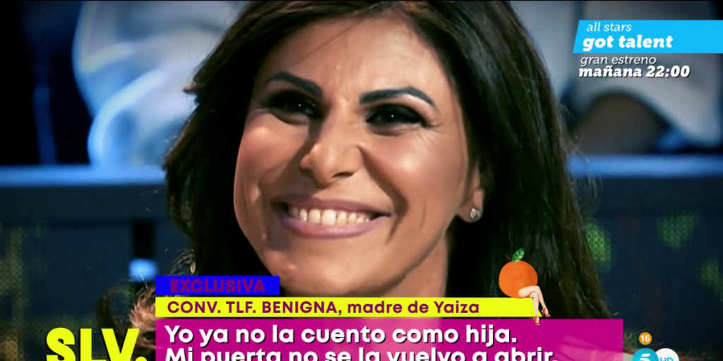 Benigna, madre de Yaiza, 'explota' en 'Sálvame': "No la cuento como hija"