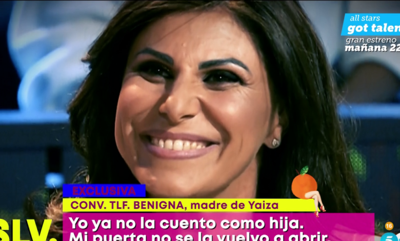 Benigna, madre de Yaiza, 'explota' en 'Sálvame': "No la cuento como hija"