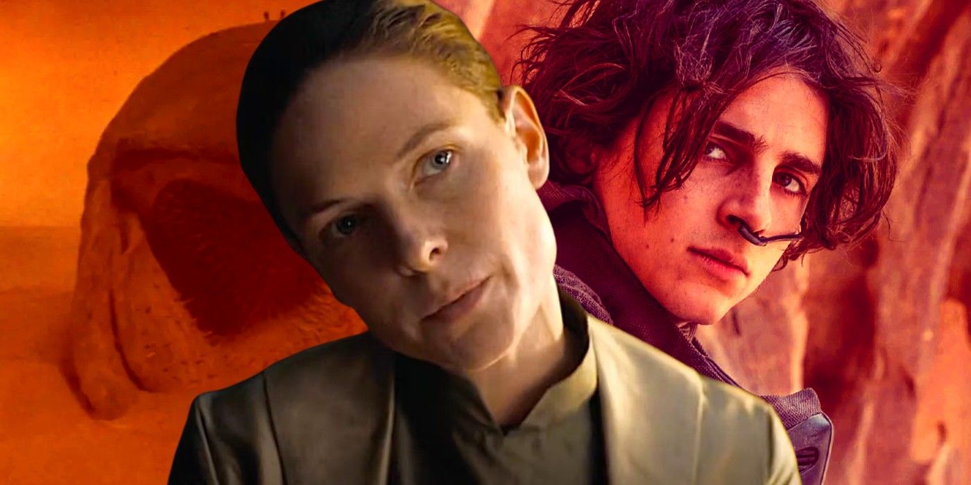 Rebecca Ferguson and Timothee Chalamet in Dune 2