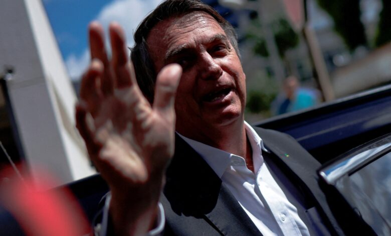 Bolsonaro niega ante Policía Federal responsabilidad en protestas contra Lula