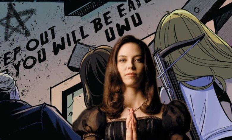 Drusilla at The Bronze in front of Buffy the Vampire Slayer Faith and Spike feature