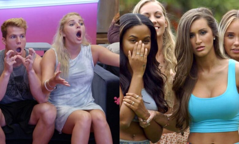 Split image of cast members from Are You The One season 3 and 6