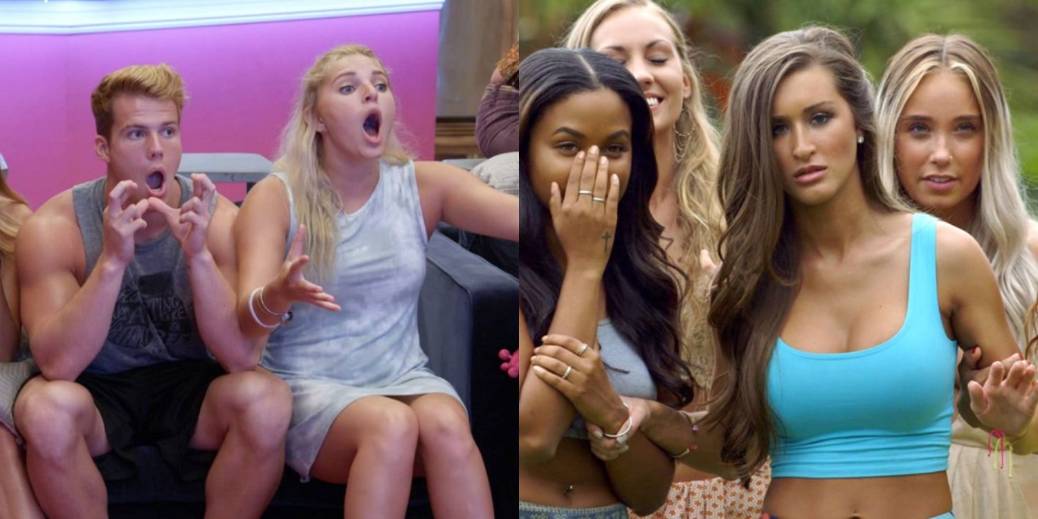 Split image of cast members from Are You The One season 3 and 6