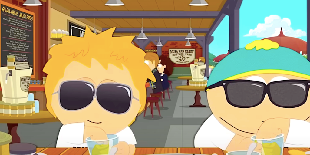 Kenny's face in South Park season 26