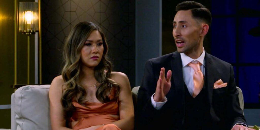 Steve and Noi at the Married at First Sight season 14 reunion