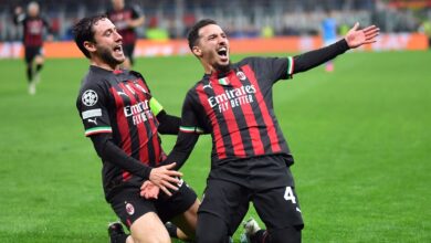 Champions League: AC Milan toma la mínima ventaja sobre Napoli