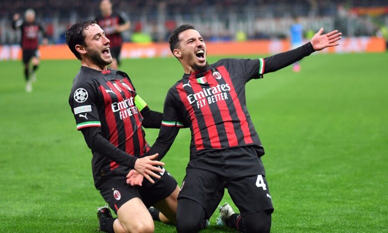 Champions League: AC Milan toma la mínima ventaja sobre Napoli