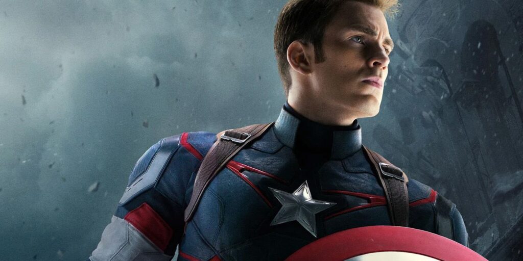 captain america played by chris evans in the mcu