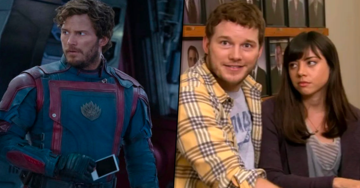 Chris Pratt reacciona al papel de Marvel de la coprotagonista de Parks and Rec, Aubrey Plaza