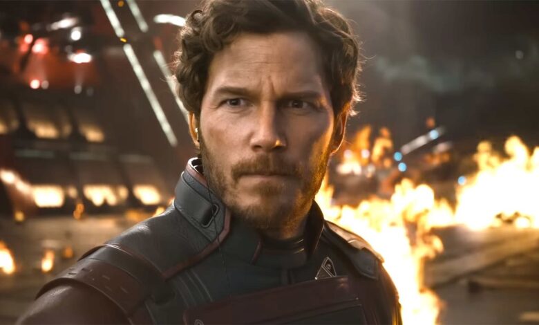 Chris Pratt in Guardians of the Galaxy Vol. 3