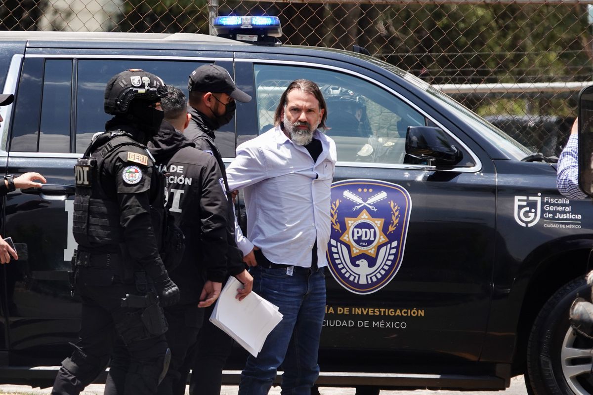 Christian Von Roehrich ingresa en el Reclusorio Norte de Ciudad de México después de cuatro meses prófugo
