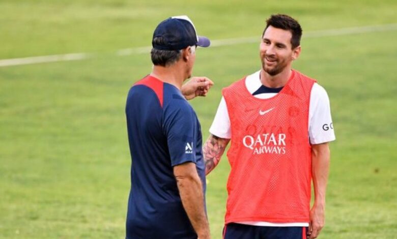 Christophe Galtier: “Lo que decida Messi es confidencial”