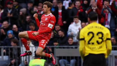 Clásico Alemán: Müller marca doblete en goleada sobre el Borussia Dortmund