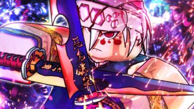 Roblox Anime Showdown! Cover Image with Demon Slayer Hashira Character as Main Promotional Character