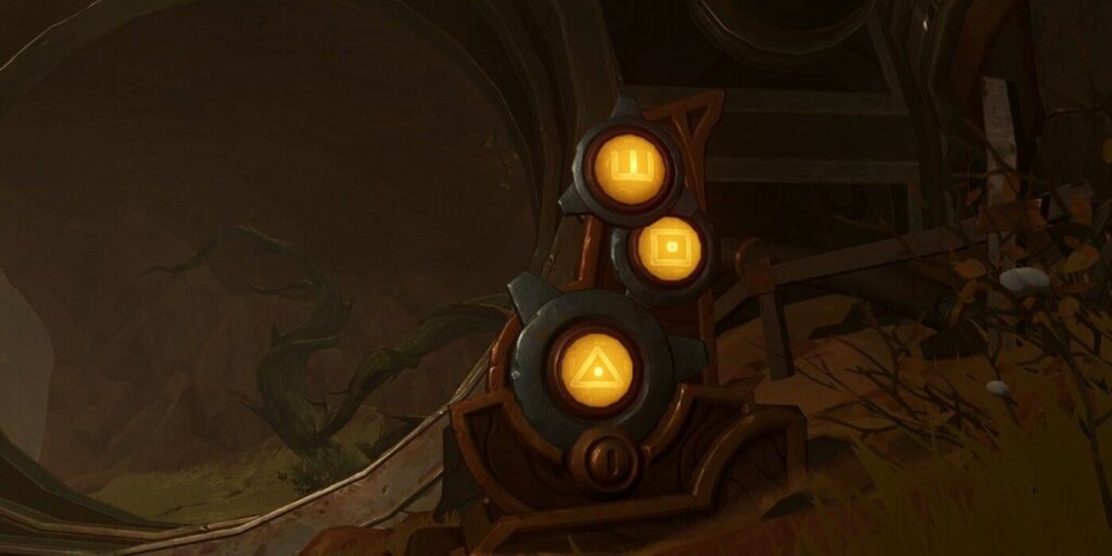 The solution to the ruins' gate puzzle in Genshin Impact