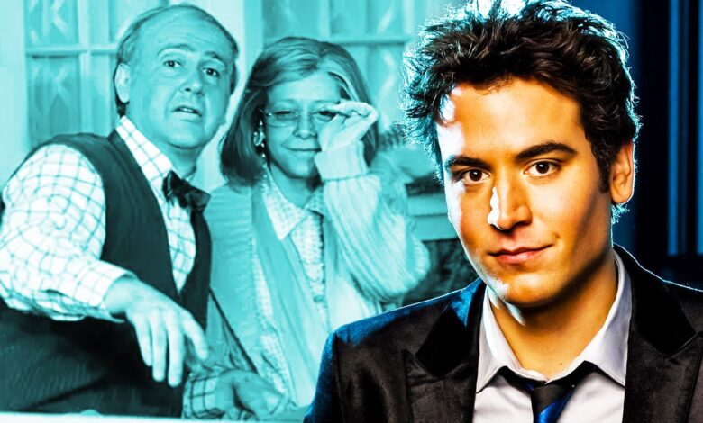 Jason Segel as Marshall, Alyson Hannigan as Lily, and Josh Radnor as Ted in How I Met Your Mother season 4