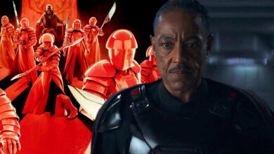 The Praetorian Guards shown protecting Snoke and Moff Gideon from The Mandalorian.