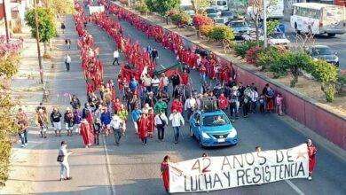 Con protestas, conmemoran aniversario luctuoso de Emiliano Zapata en Oaxaca