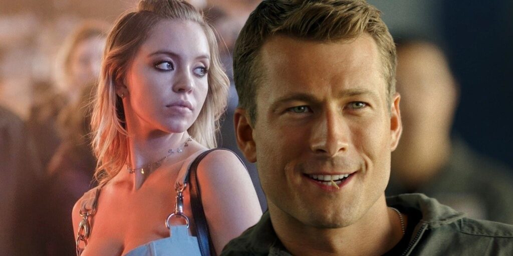 Custom image of Sydney Sweeney and Glen Powell