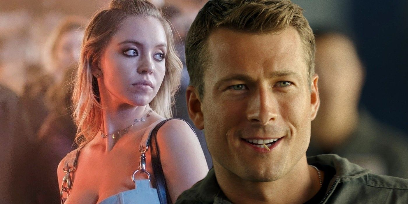 Custom image of Sydney Sweeney and Glen Powell