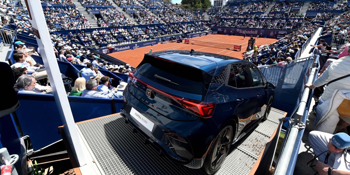 Cupra, motor del 70 aniversario del Trofeo Conde de Godó de tenis