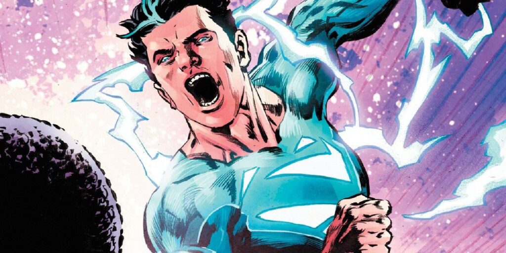 Blue Superman Punch
