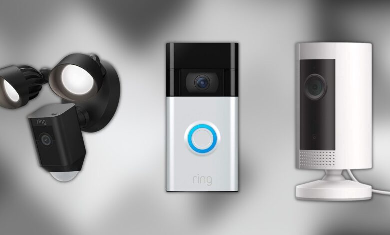 Ring home security cameras