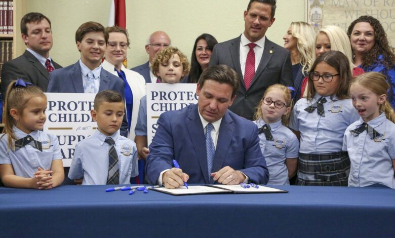 DeSantis extiende a todos los grados escolares la polémica ‘ley no digas gay’