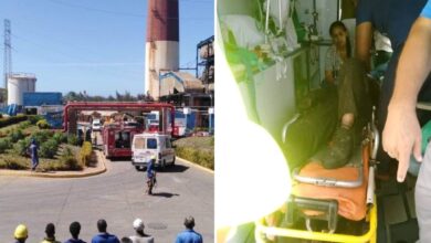 Derrumbe en termoeléctrica deja cuatro trabajadores atrapados en Matanzas, Cuba