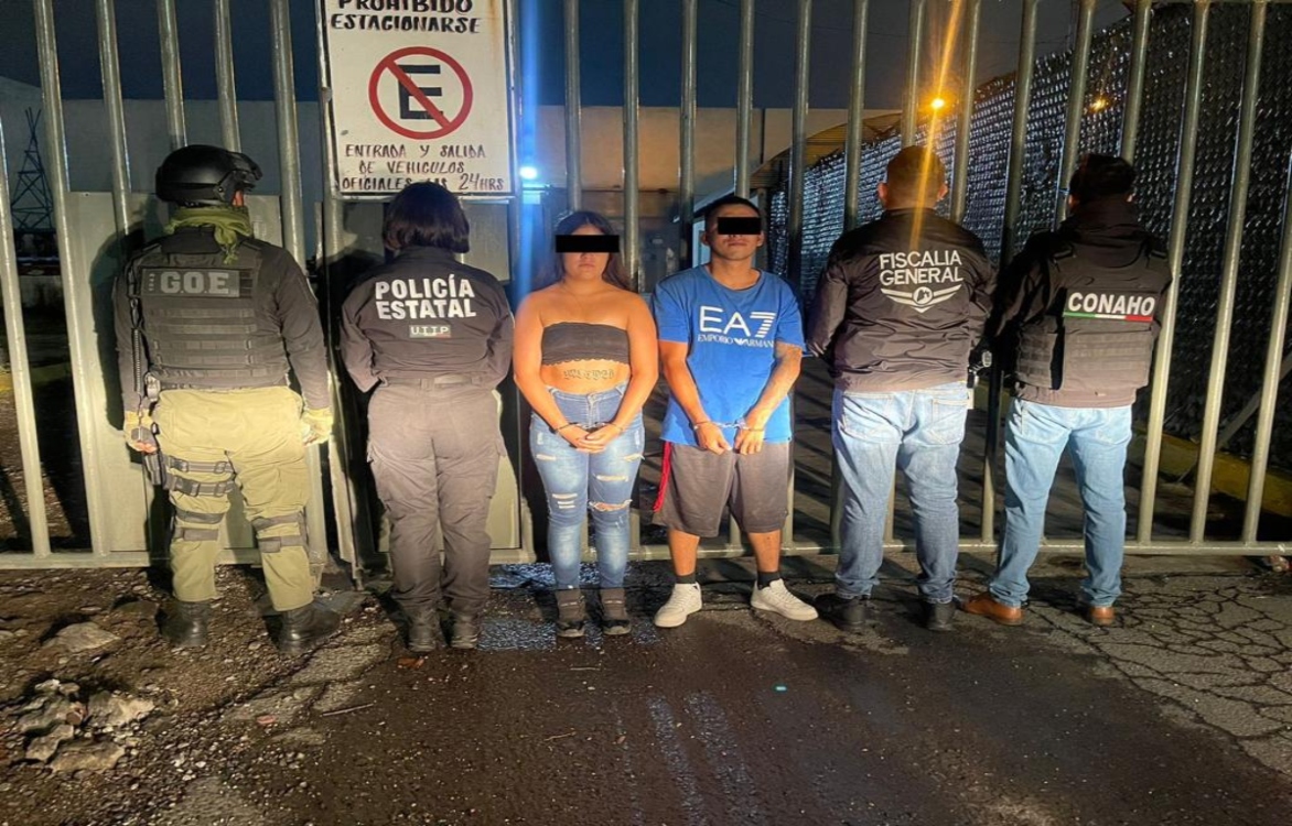 Detienen a pareja en Edomex por matar a testigos de un robo