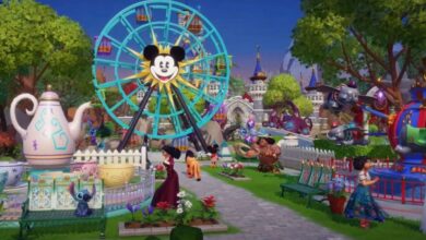 A Micky Mouse Ferris Wheel During The Dreamlight Park Community Challenges in Disney Dreamlight Valley