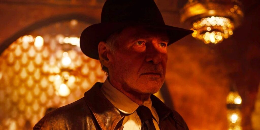 Harrison Ford as Indiana Jones in The Dial of Destiny