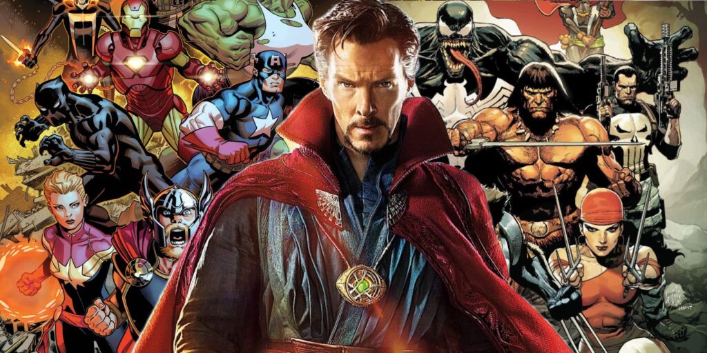 Avengers, Savage Avengers, and Doctor Strange Benedict Cumberbatch