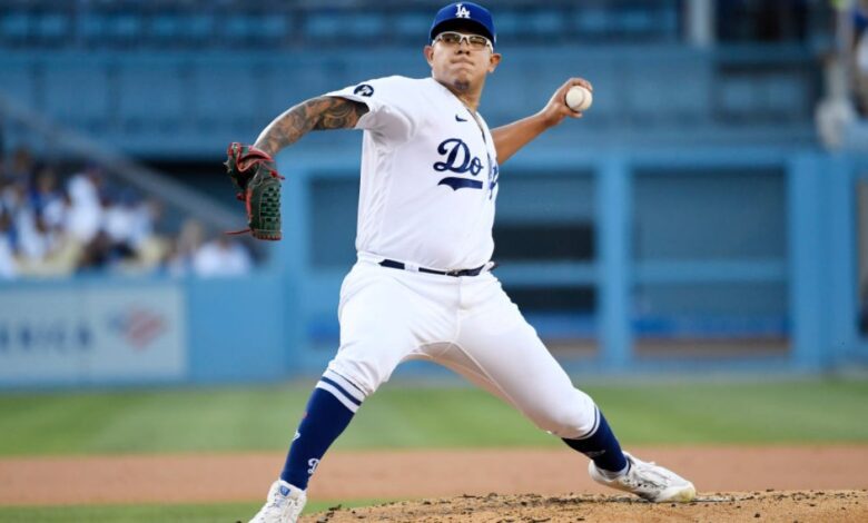 Dodgers aplastan 9-1 a los Gigantes de San Francisco.