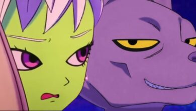Beerus has the hots for Cheelai in Dragon Ball Super Super Hero