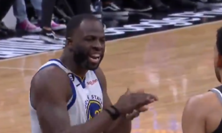 Draymond Green sale 'calentito' del primer partido en Sacramento