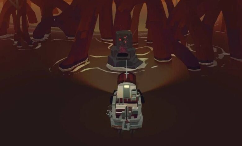 Dredge Devil's Spine Rock Slab Fish Shrine Puzzle that Gives Unique Rewards for Certain Types of Fish