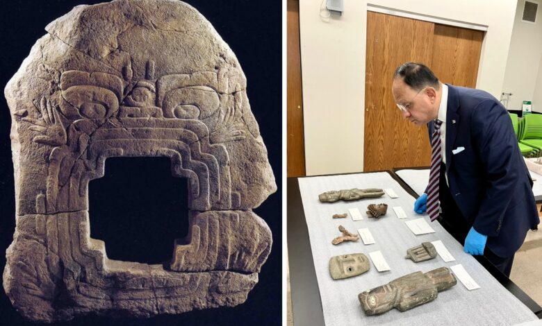 EU devuelve la pieza Olmeca más buscada por México