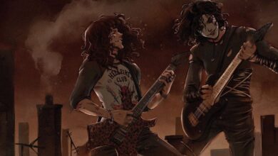 Stranger Things and The Crow Fan Art Crossover