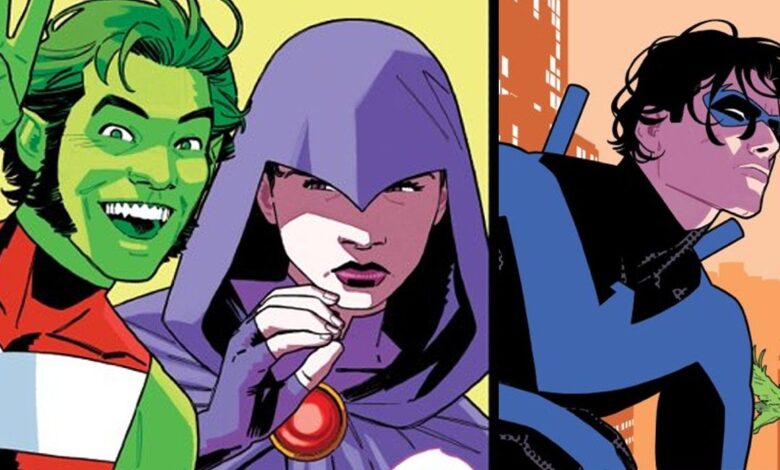TEEN TITANS BEAST BOY NIGHTWING