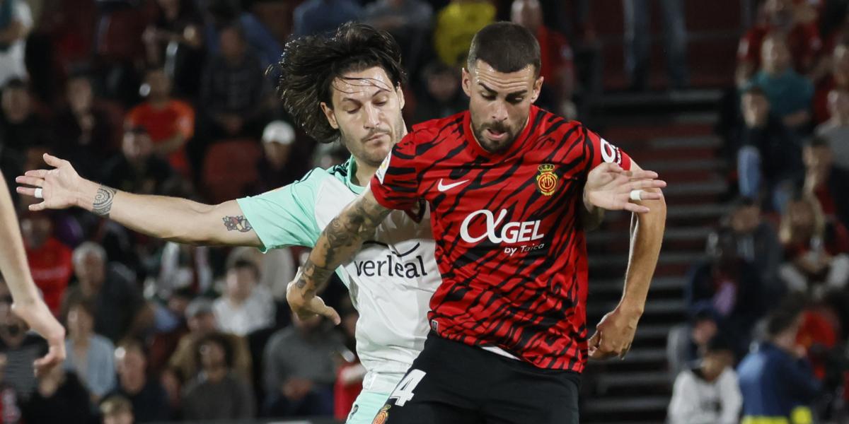 El Mallorca salva un punto en inferioridad numérica