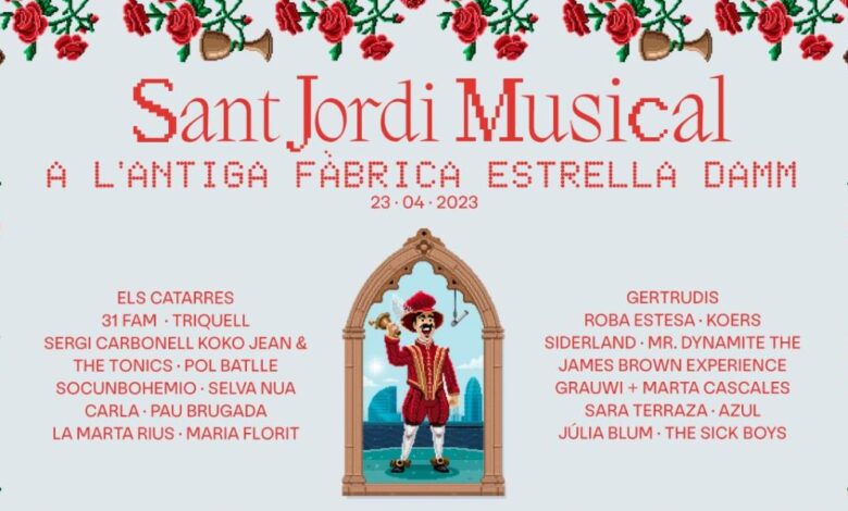 El Sant Jordi Musical, la propuesta con más ritmo de la diada