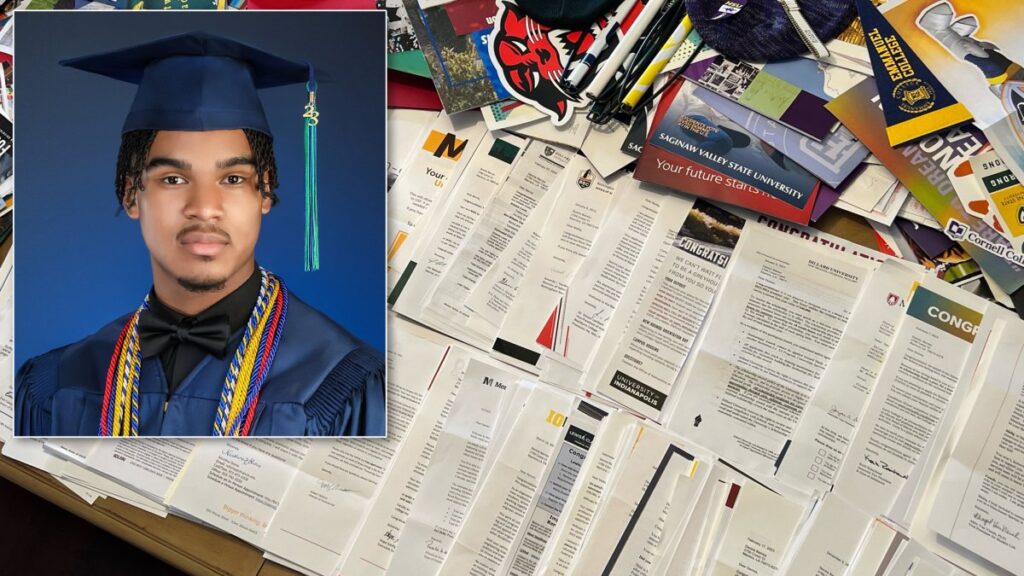 El adolescente Dennis Barnes rompe récord de becas con más de $9 millones en ofertas de universidades