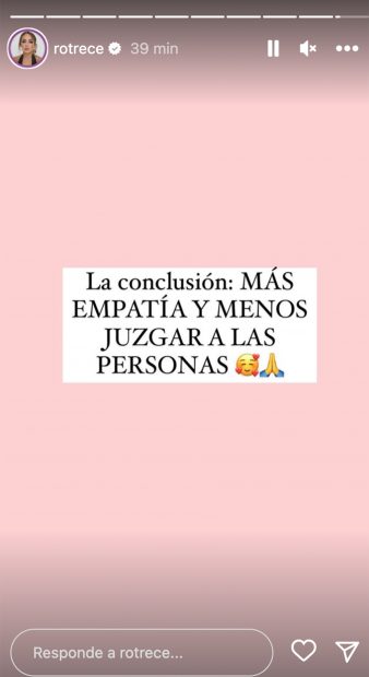 Rocío Flores a favor de Ana Obregón / Instagram