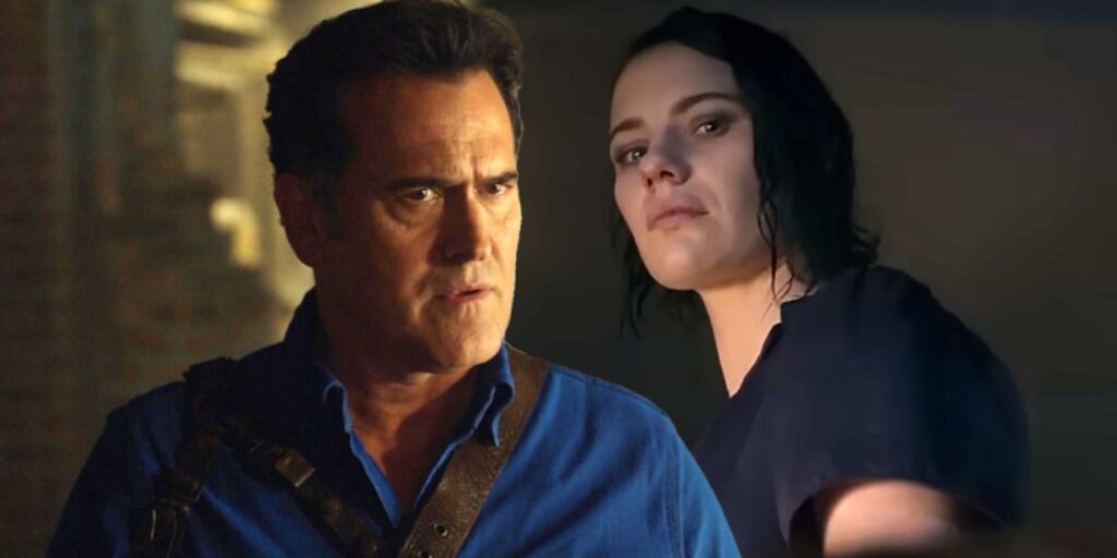 Lily Sullivan Bruce Campbell Evil Dead Rise