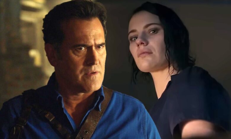 Lily Sullivan Bruce Campbell Evil Dead Rise